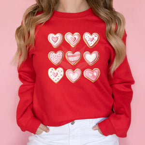 Cookie Hearts Hoodie, Pullover, Long Sleeve or Tee