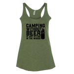 Load image into Gallery viewer, Camping Without Beer Tee or Tank
