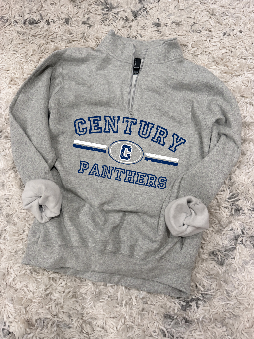 Century Panthers Quarter Zip Fleece