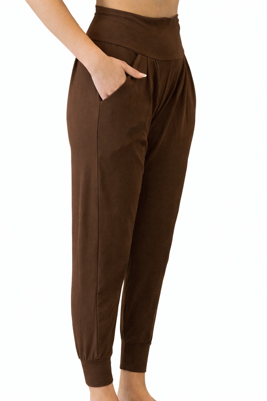 Harem Pants in Brown