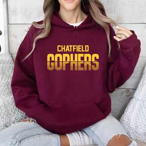Chatfield Gophers Slice Hoodie, Pullover, or Tee