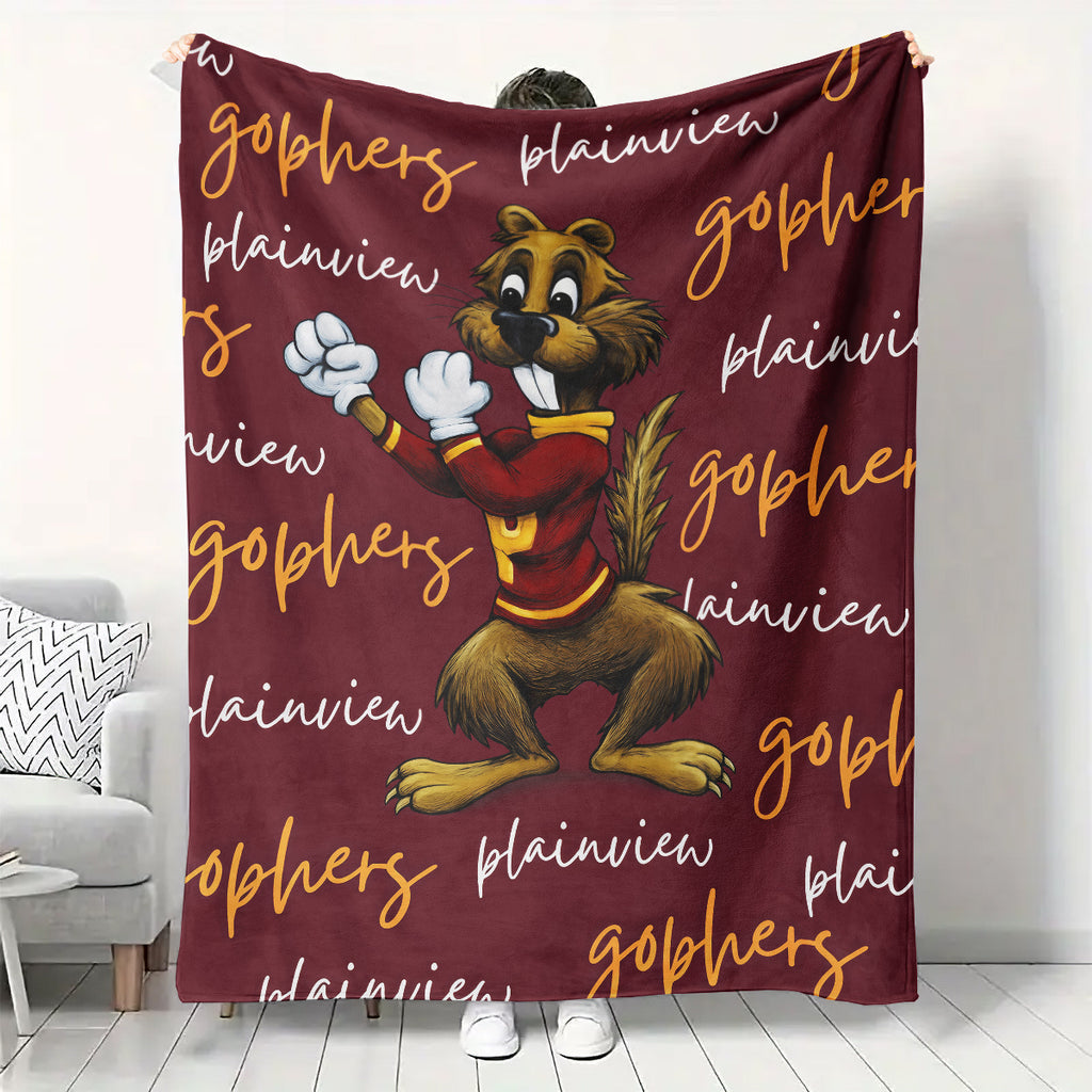 Plainview Gophers Fleece Blanket