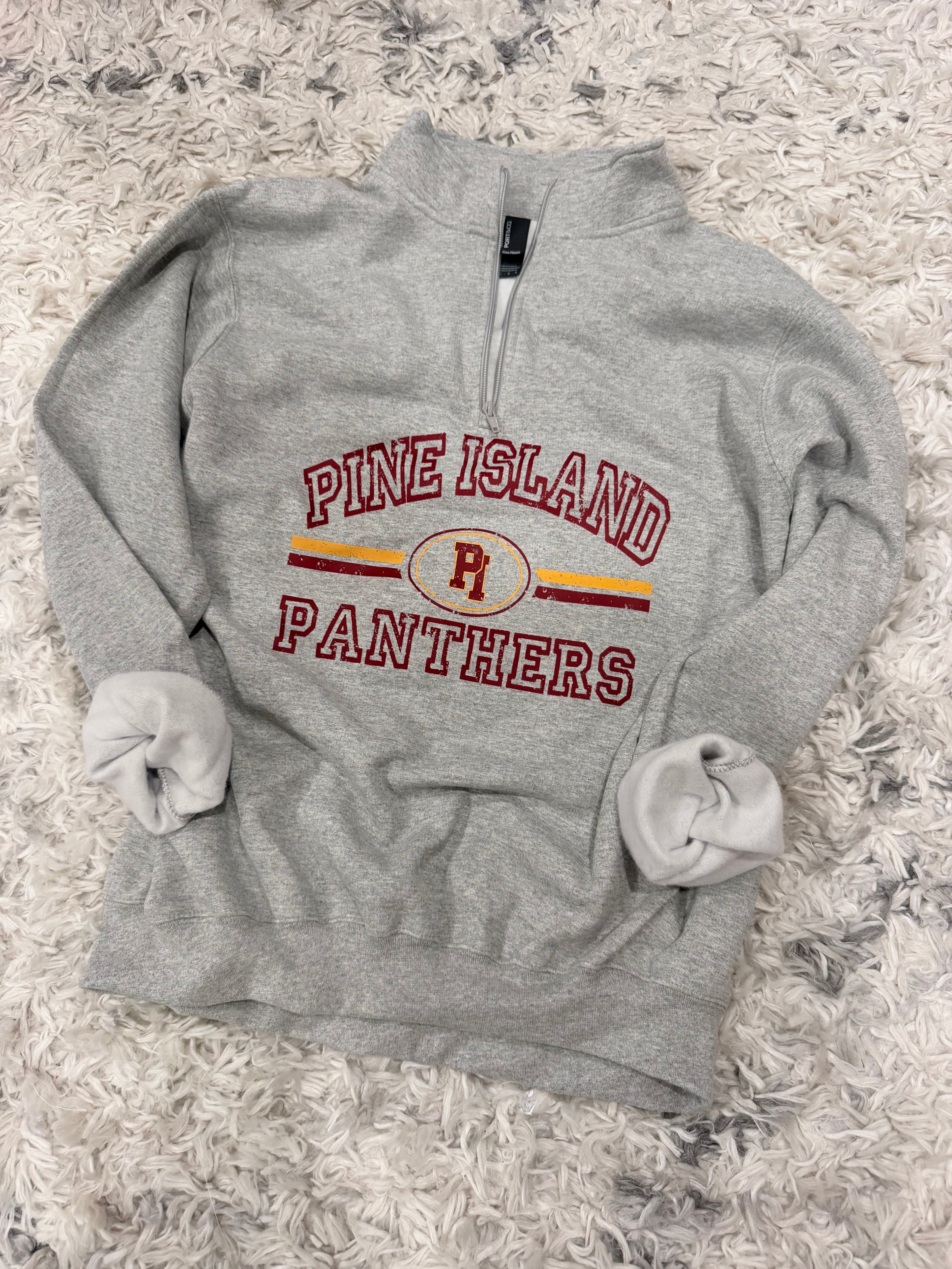 Pine Island Panther Quarter Zip Fleece