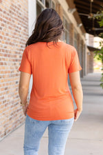 Load image into Gallery viewer, Chloe Cozy Tee - Pumpkin
