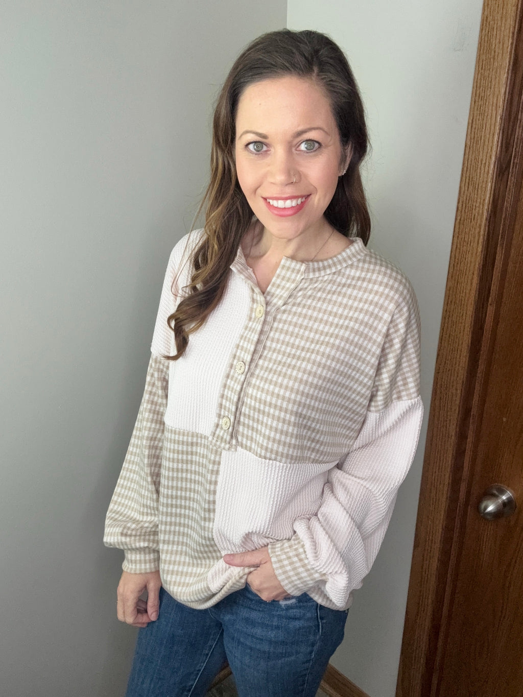 Easy Does It Henley Top