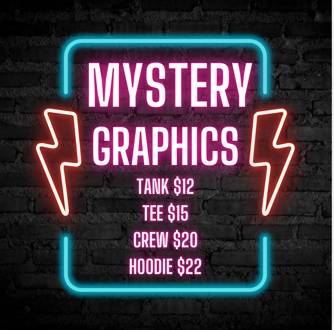 Mystery Graphic Tanks, Tees, Crewneck, Hoodie