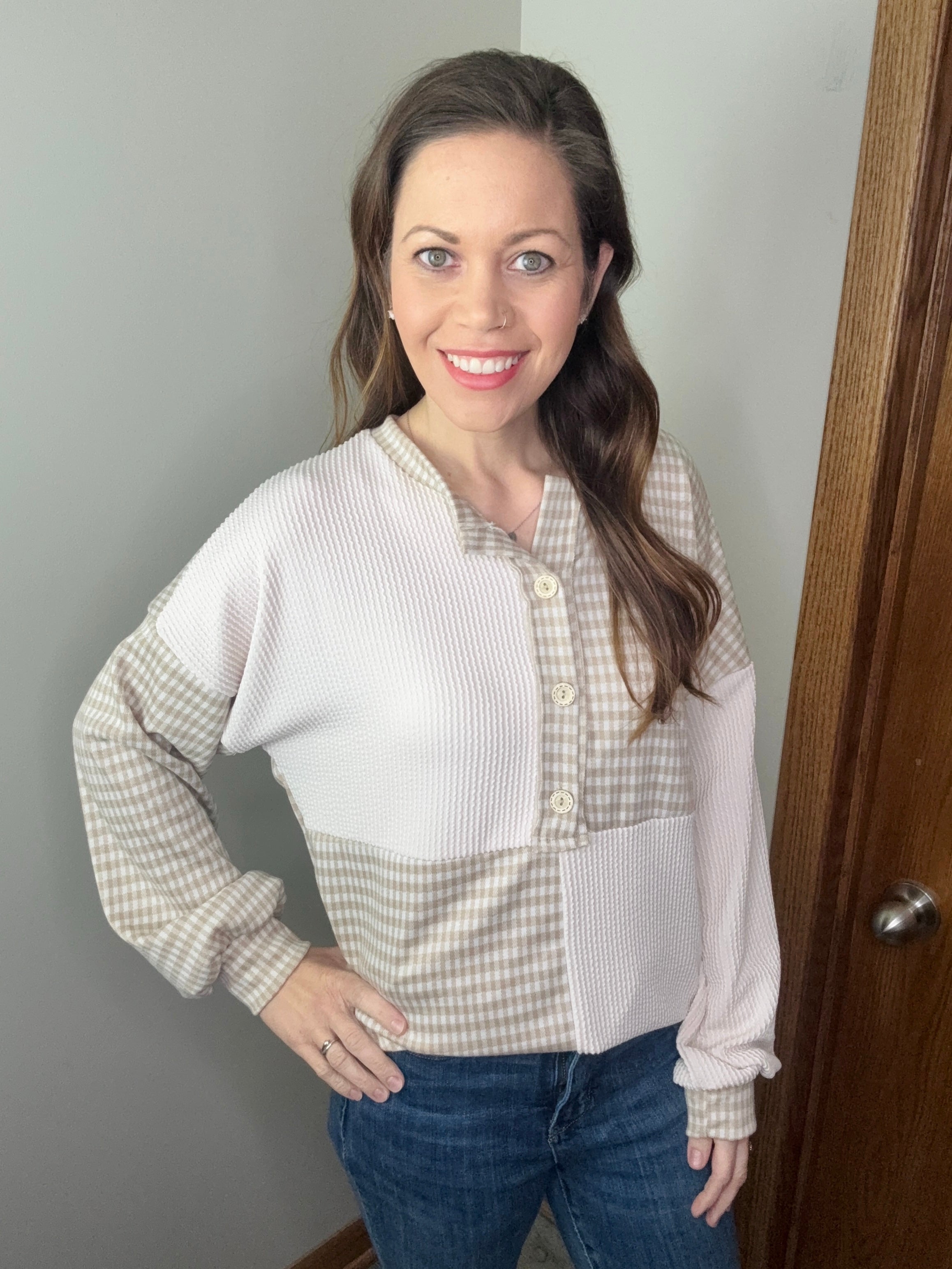 Easy Does It Henley Top