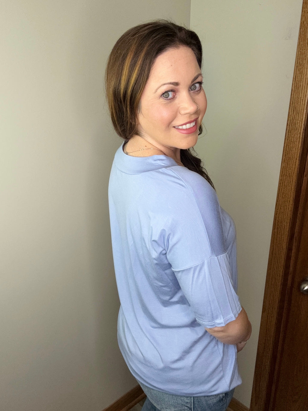 Remember Me Top In Denim FINAL SALE