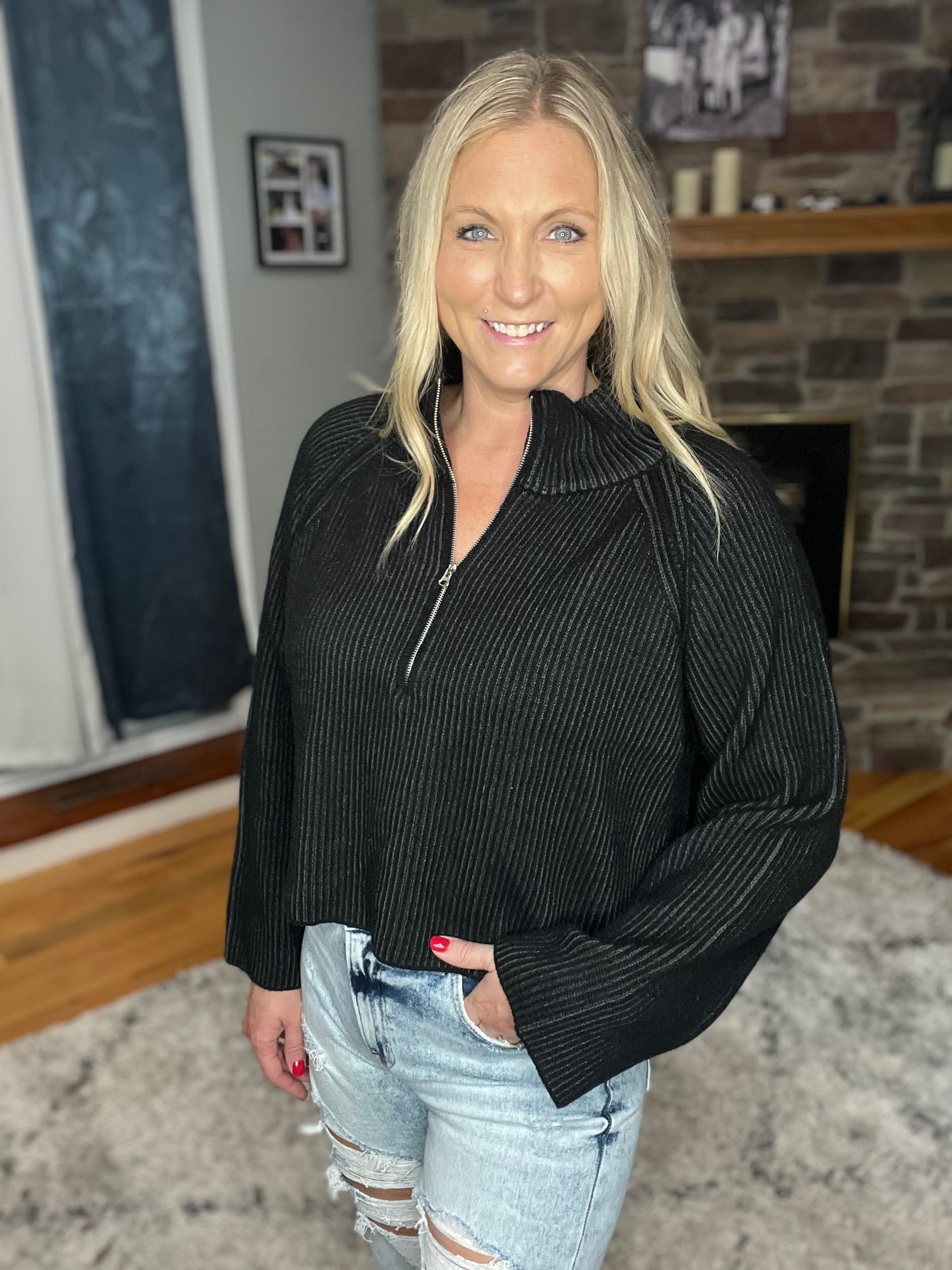 In the Vault Sweater in Black