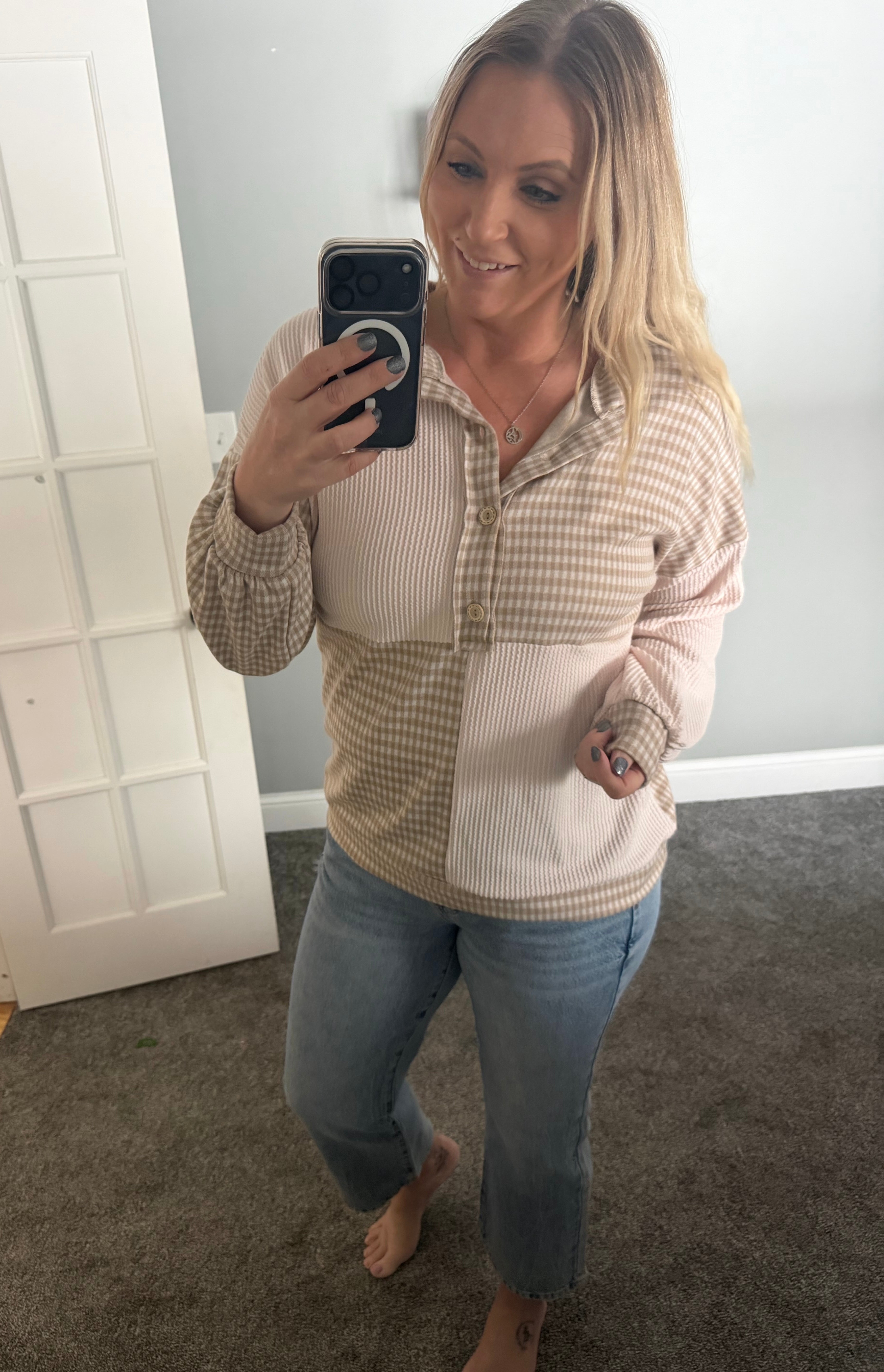 Easy Does It Henley Top FINAL SALE