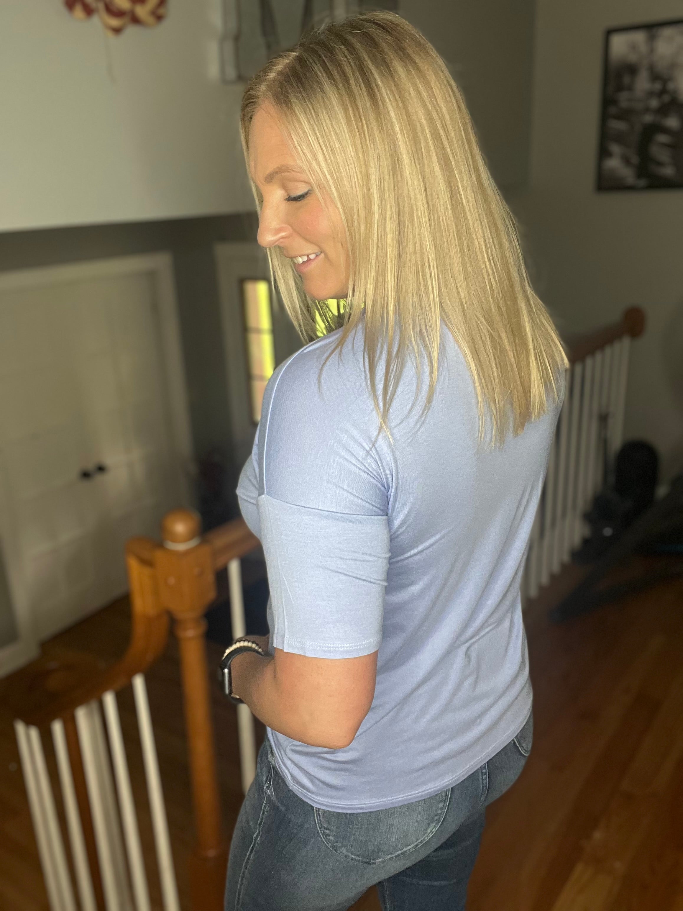 Remember Me Top In Denim FINAL SALE