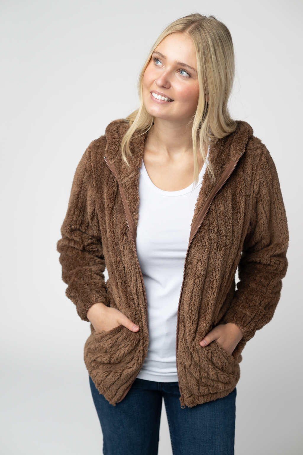 Cozy Sherpa Fullzip - Mocha
