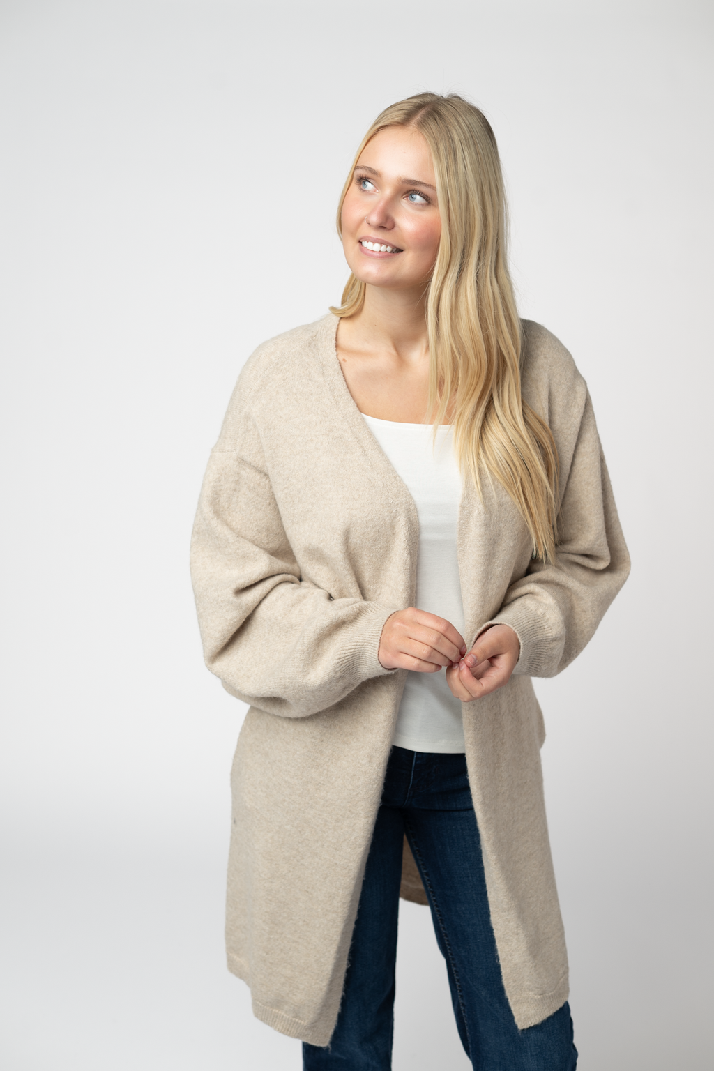 Cozy Cardigan - Tan