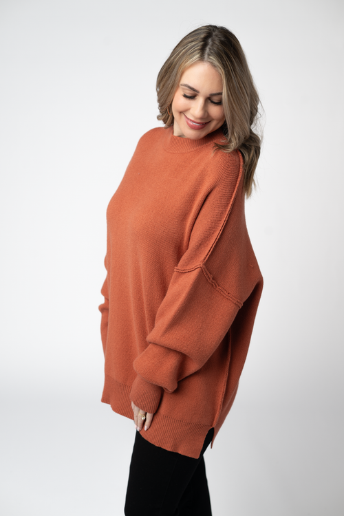Aurora Cozy Sweater - Pumpkin Spice