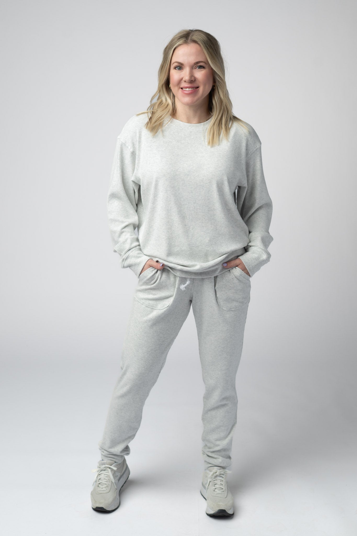 Corrine Joggers - Light Grey