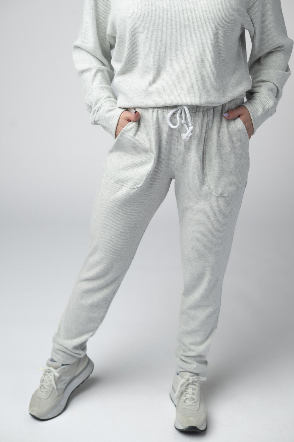 Corrine Joggers - Light Grey