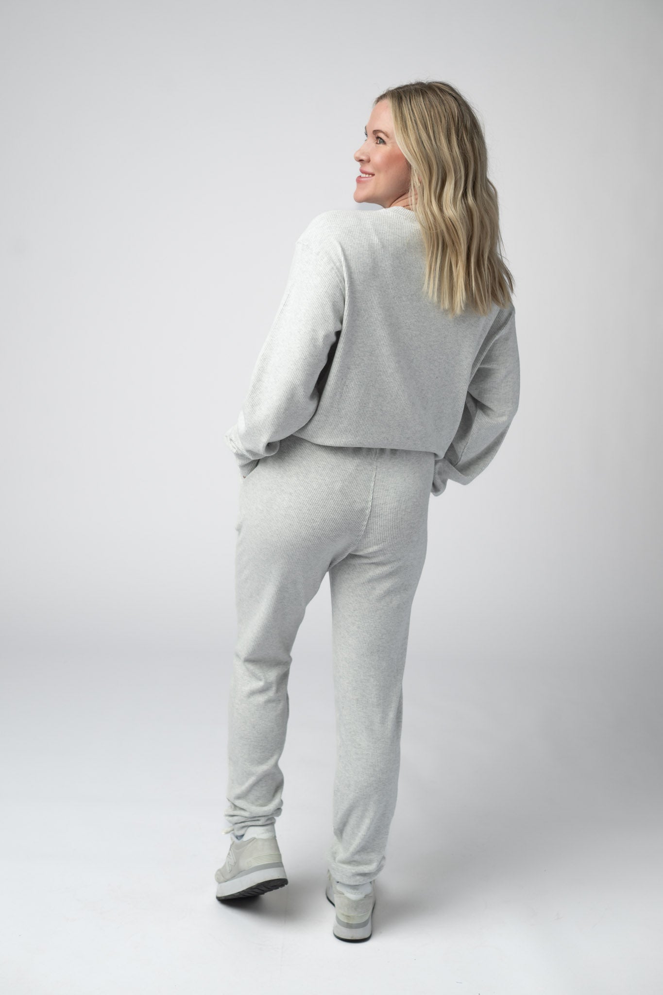 Corrine Joggers - Light Grey