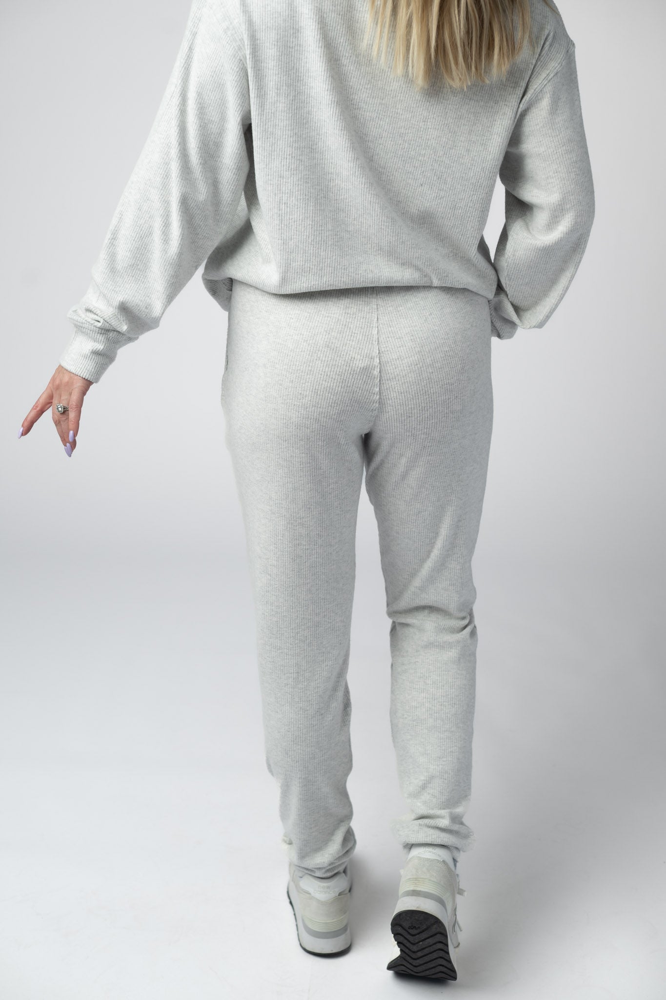 Corrine Joggers - Light Grey