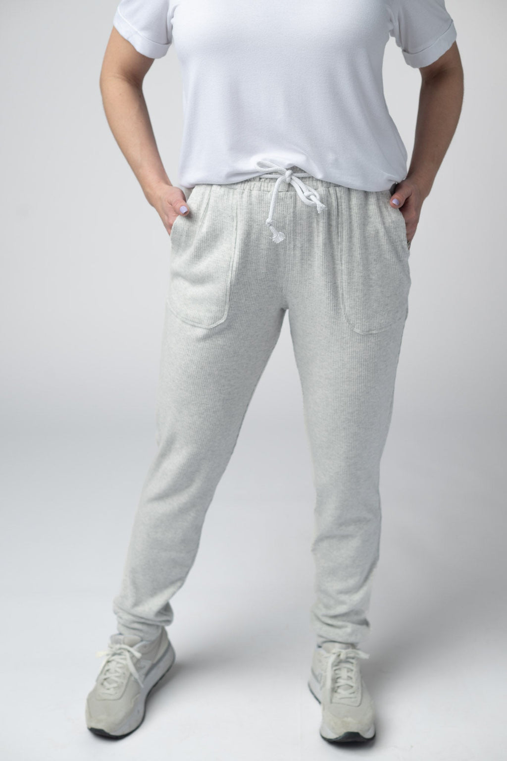 Corrine Joggers - Light Grey