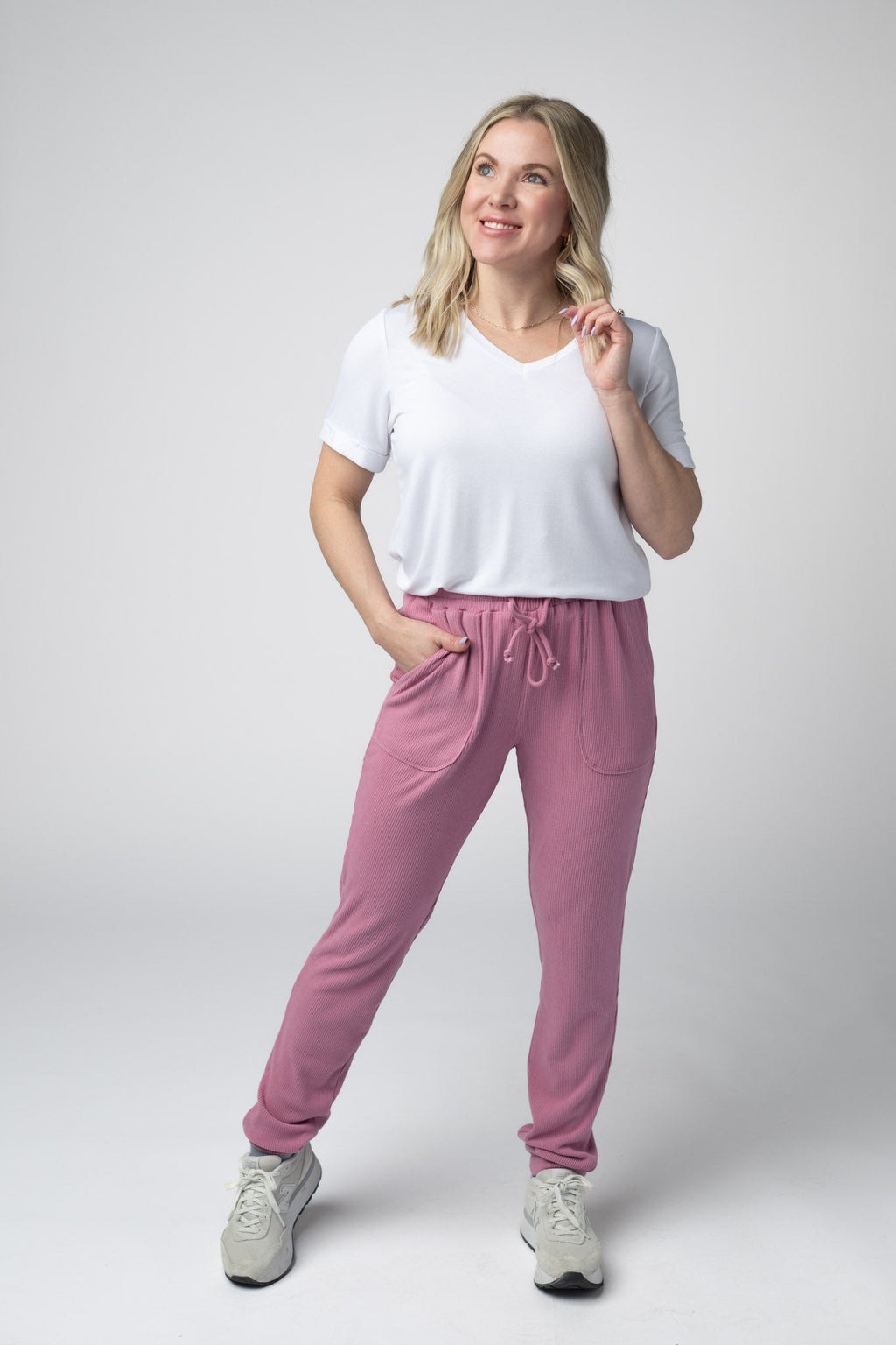 Corrine Joggers - Rose