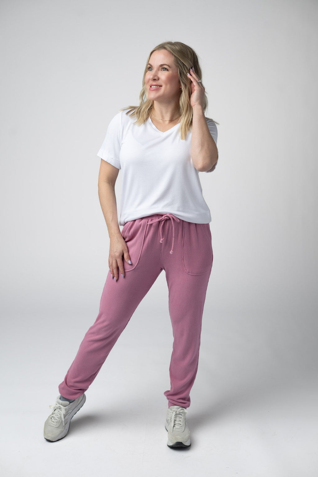 Corrine Joggers - Rose