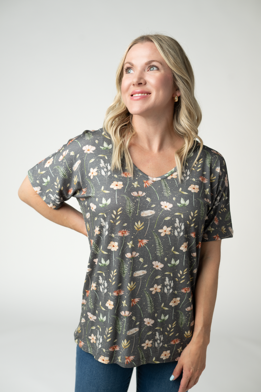 Chloe Cozy Top - Wildflower Meadow