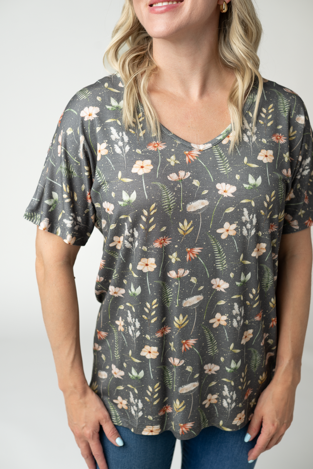 Chloe Cozy Top - Wildflower Meadow