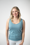 Kennedy Tank - Dusty Blue