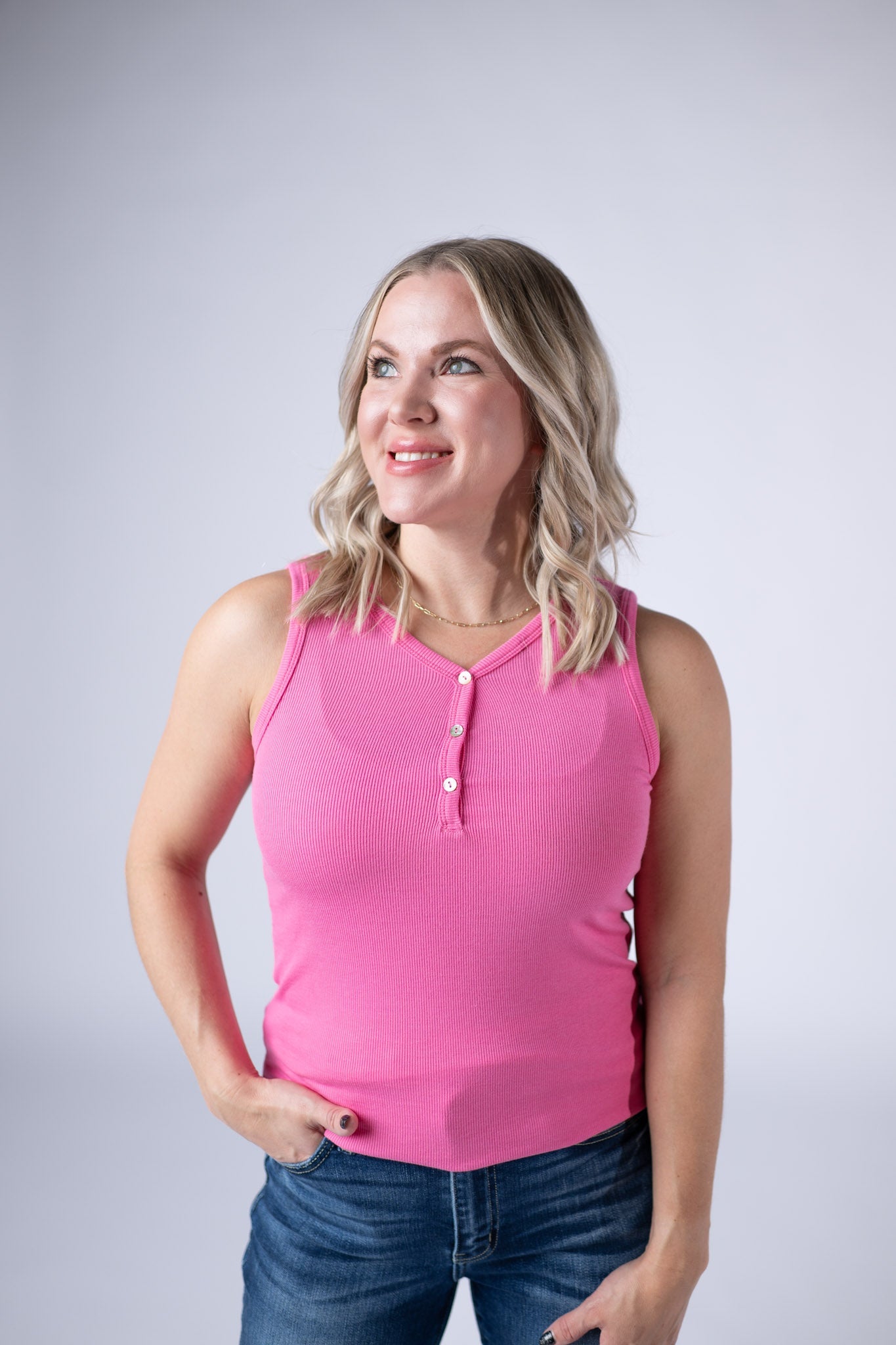 Addison Tank - Pink