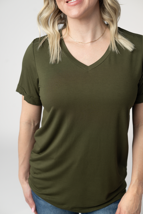 Sophie Top - Dark Olive