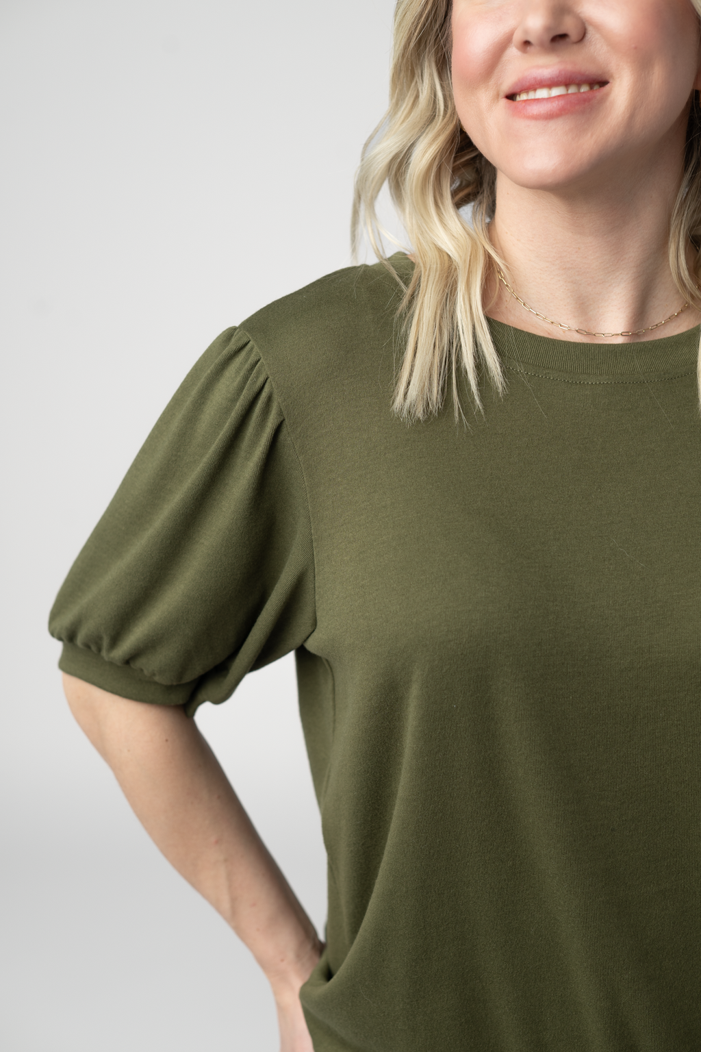 Katie Cozy Top - Olive