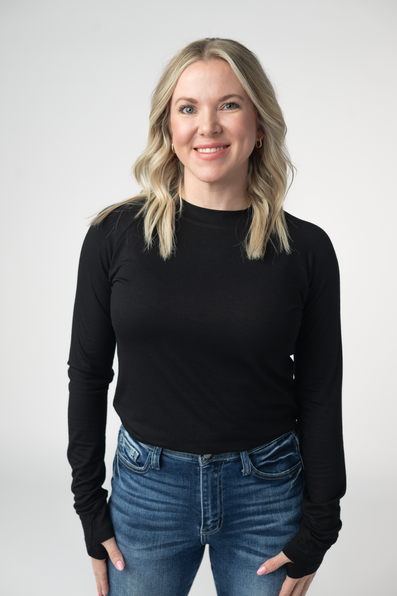 Blair Long Sleeve Top - Black