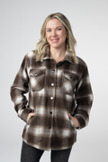 Norah Shacket - Brown Plaid
