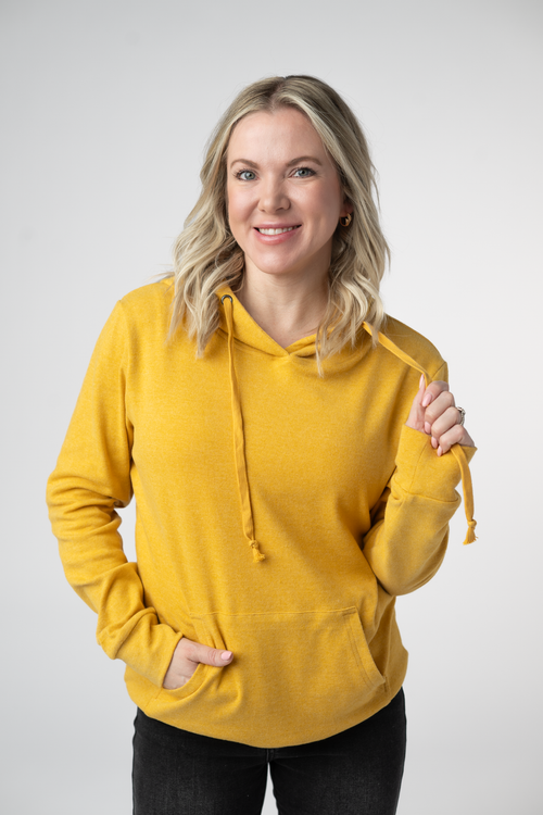 Hailey Hoodie - Mustard