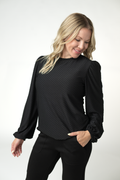 Miranda Dot Top - Black