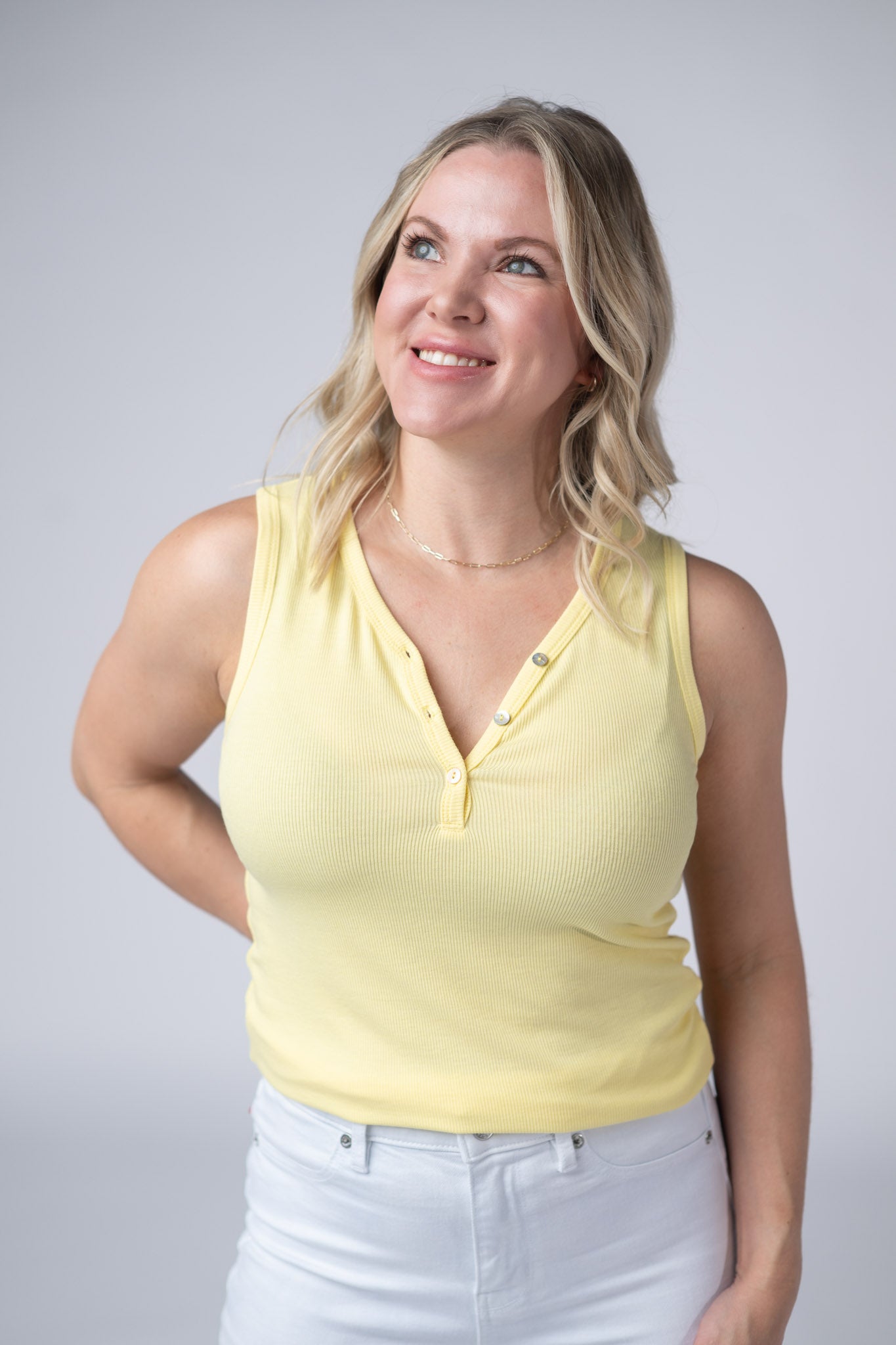 Addison Tank - Yellow