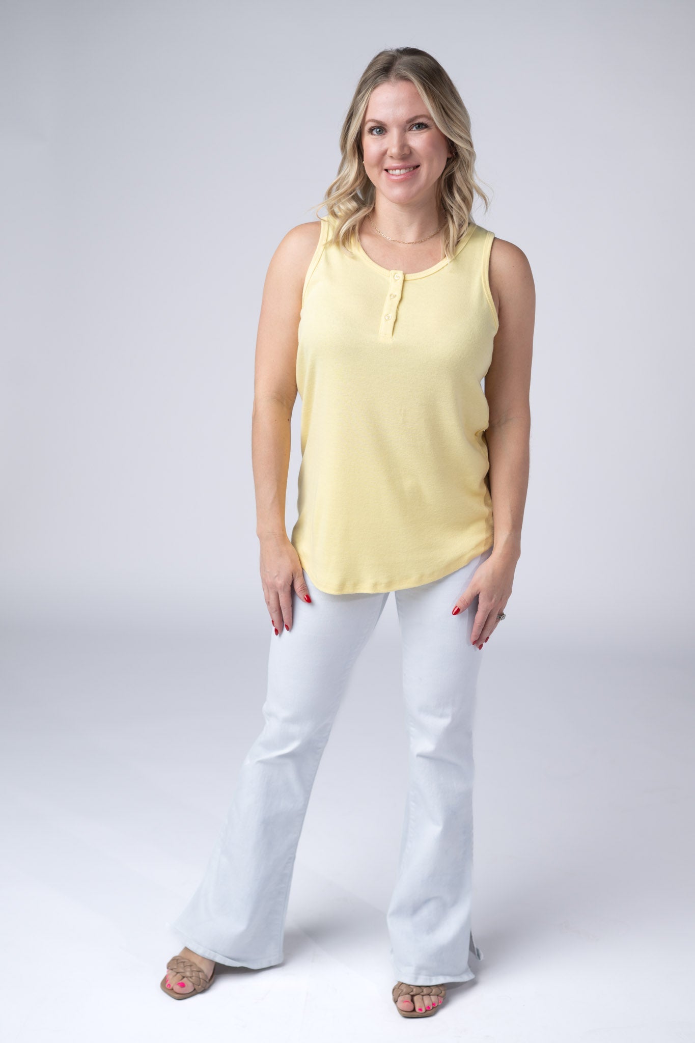 Alison Henley Tank - Yellow