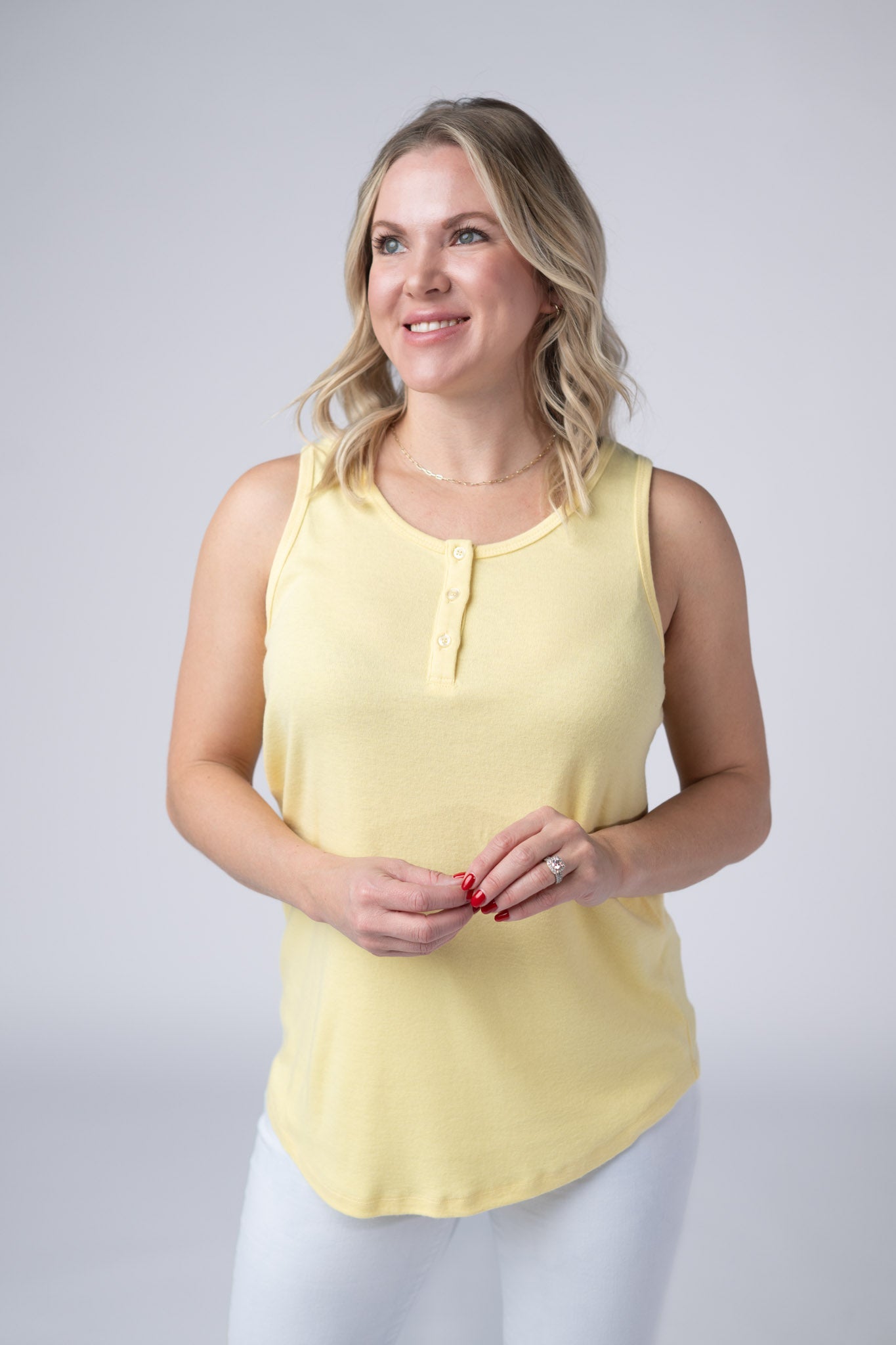 Alison Henley Tank - Yellow