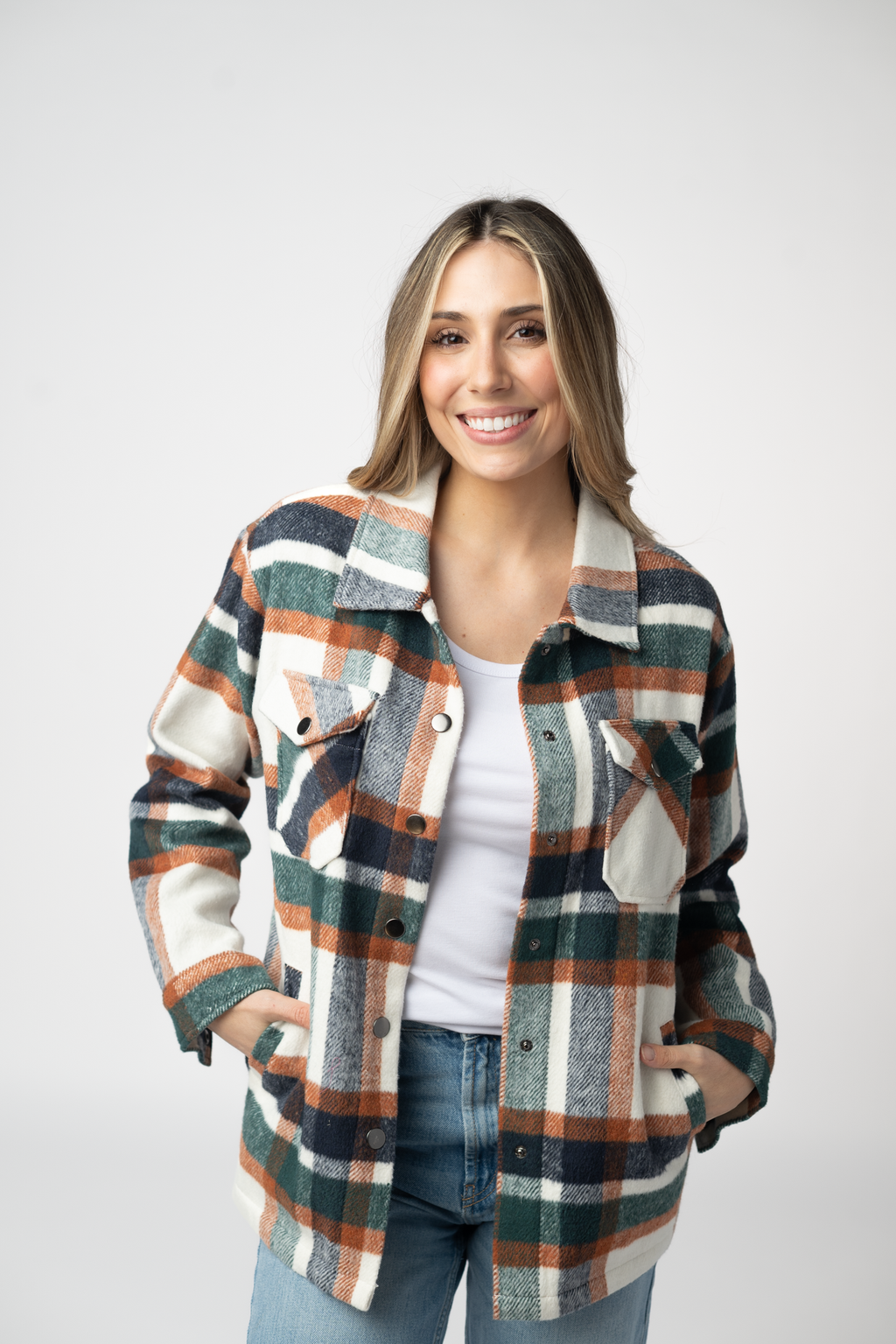 Norah Shacket - Harvest Plaid