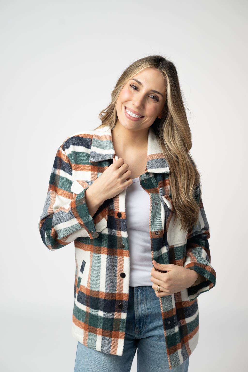 Norah Shacket - Harvest Plaid
