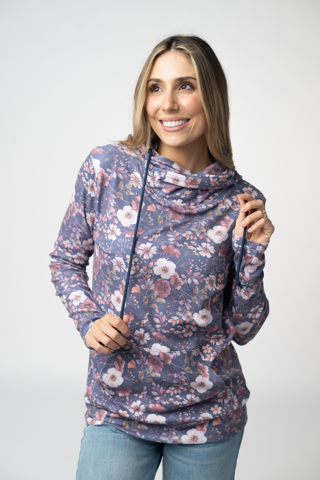 Ashley Hoodie - Blushwood Floral