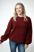 Dakota Sweater - Burgundy