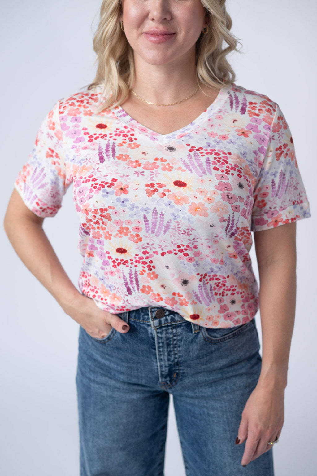 Sophie Tee - Coral Sunset Floral