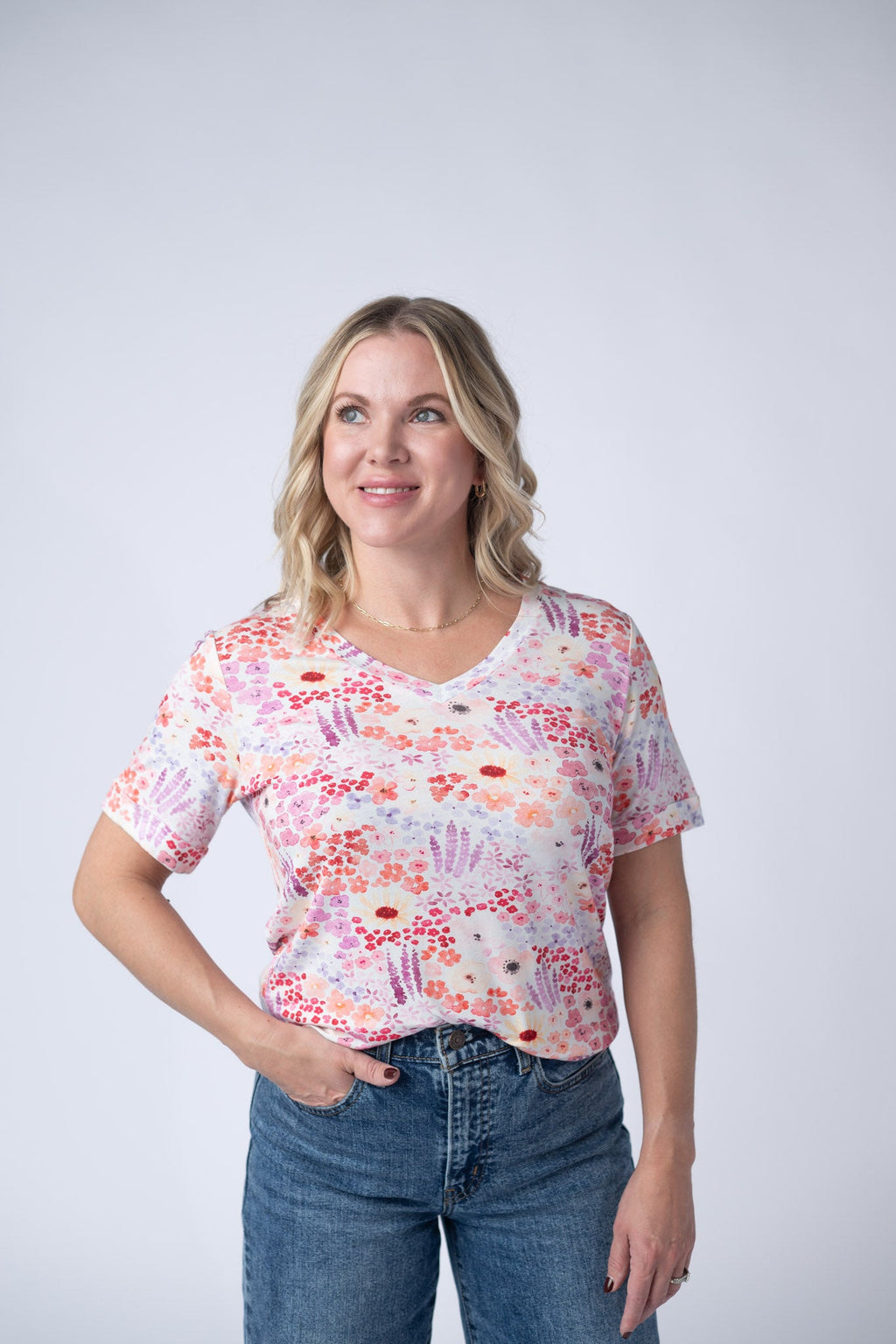 Sophie Tee - Coral Sunset Floral