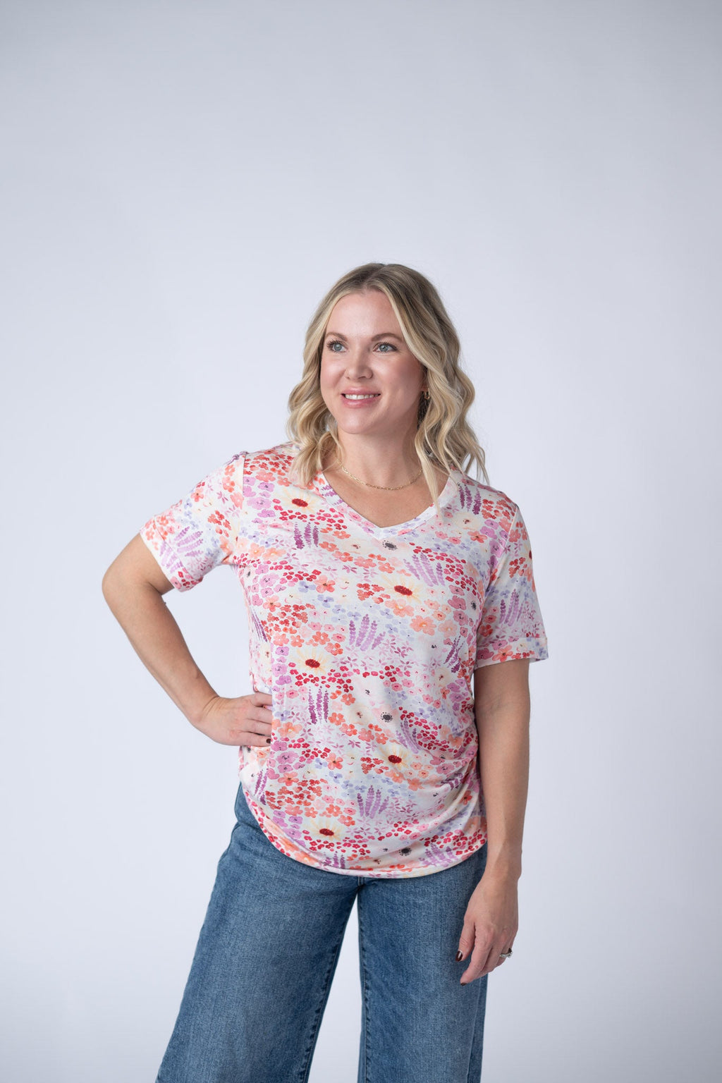 Sophie Tee - Coral Sunset Floral