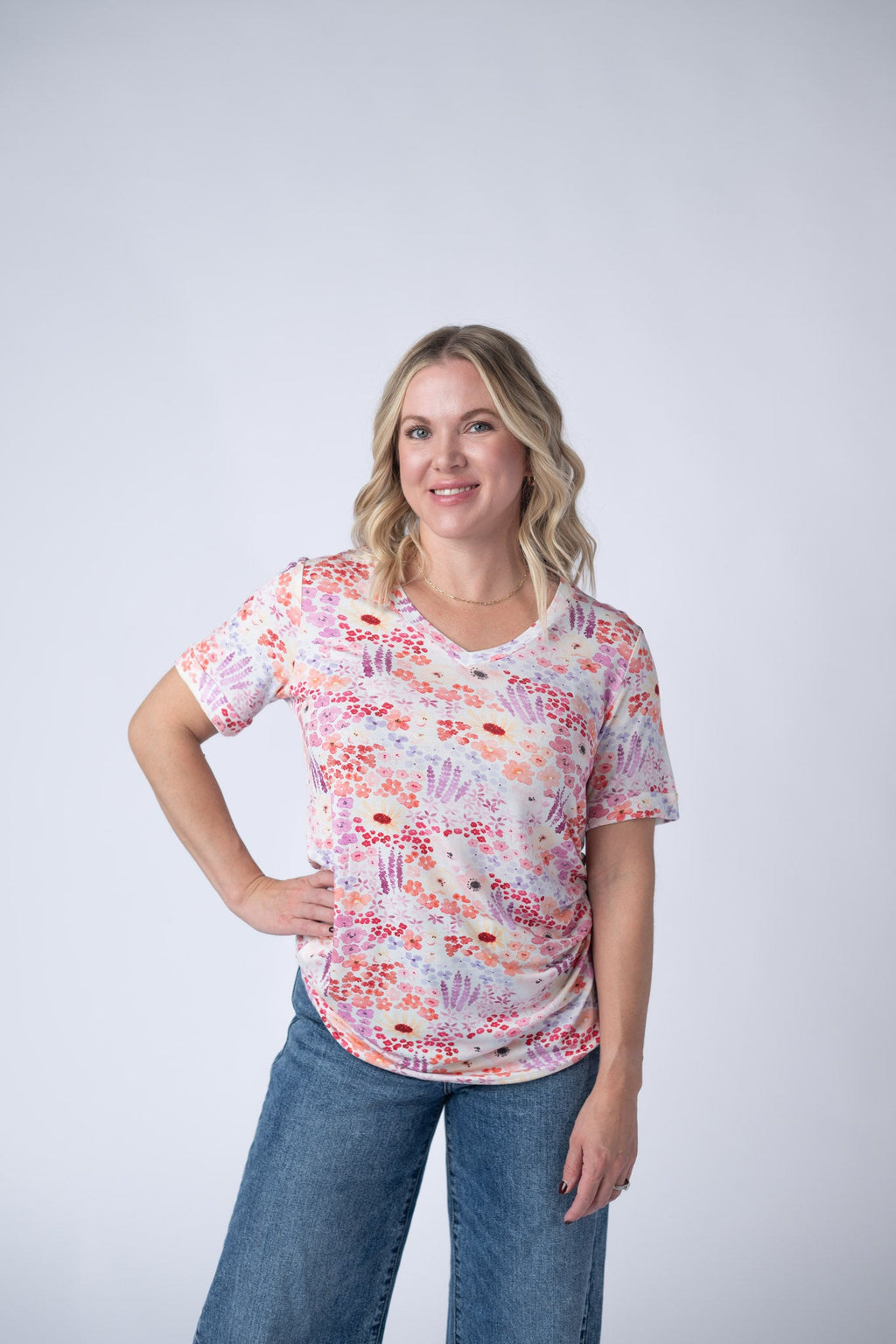 Sophie Tee - Coral Sunset Floral