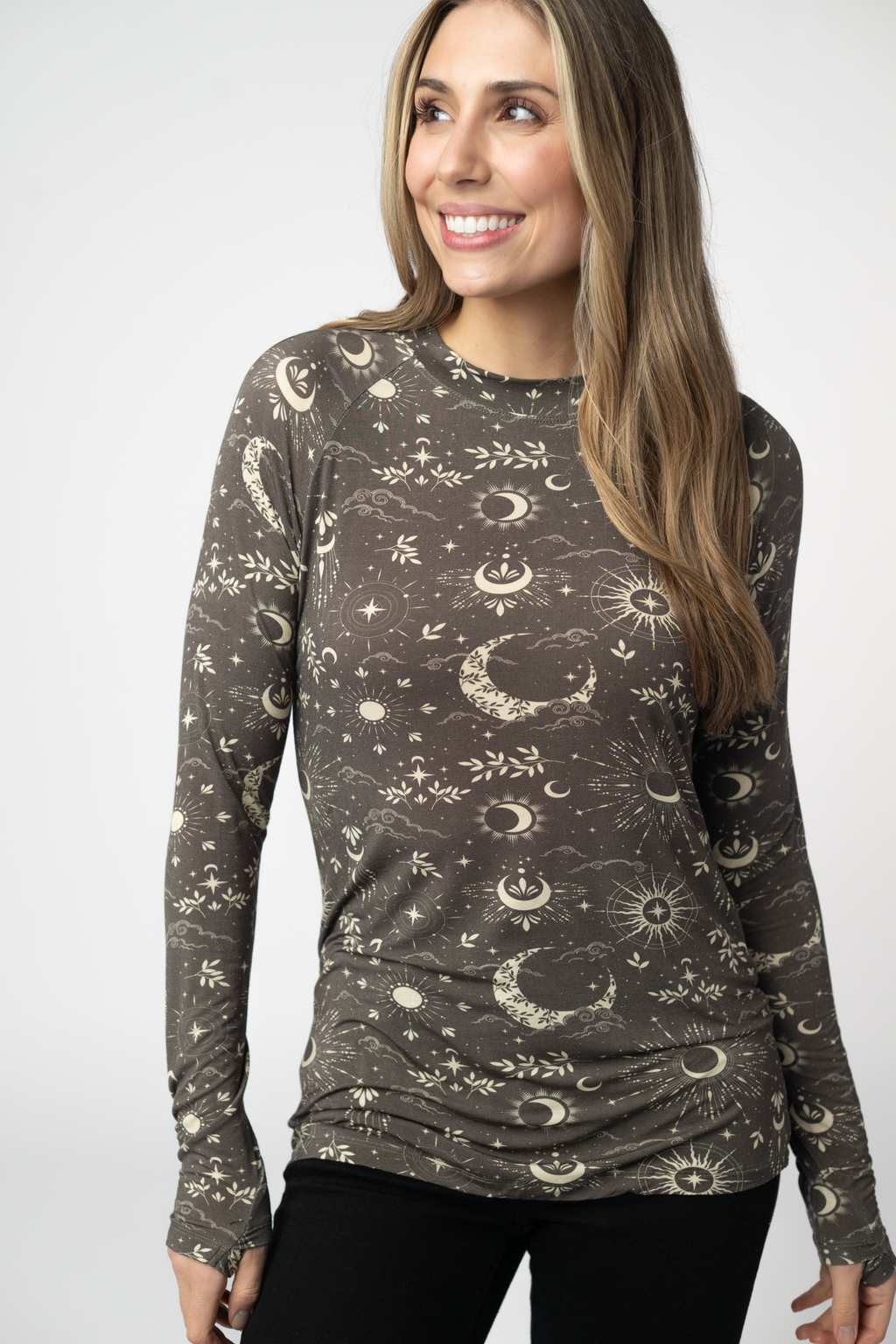 Blair Long Sleeve Top - Celestial Nights