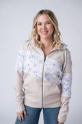 Colorblock Fullzip - Spring Meadows Neutral Mix