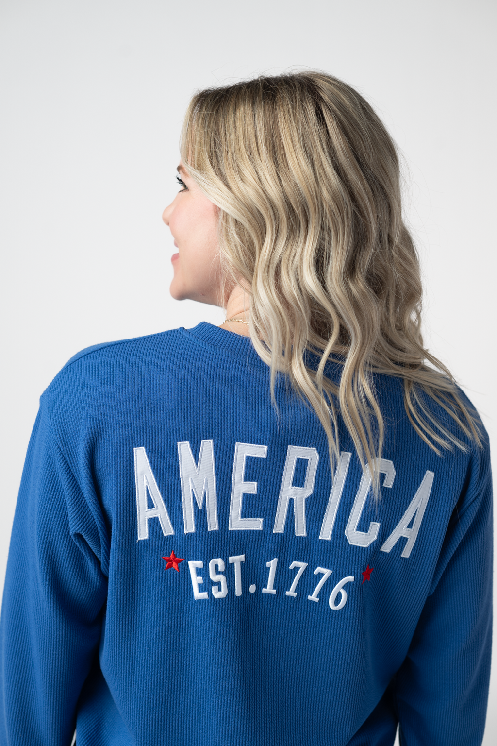 America Pullover - Blue