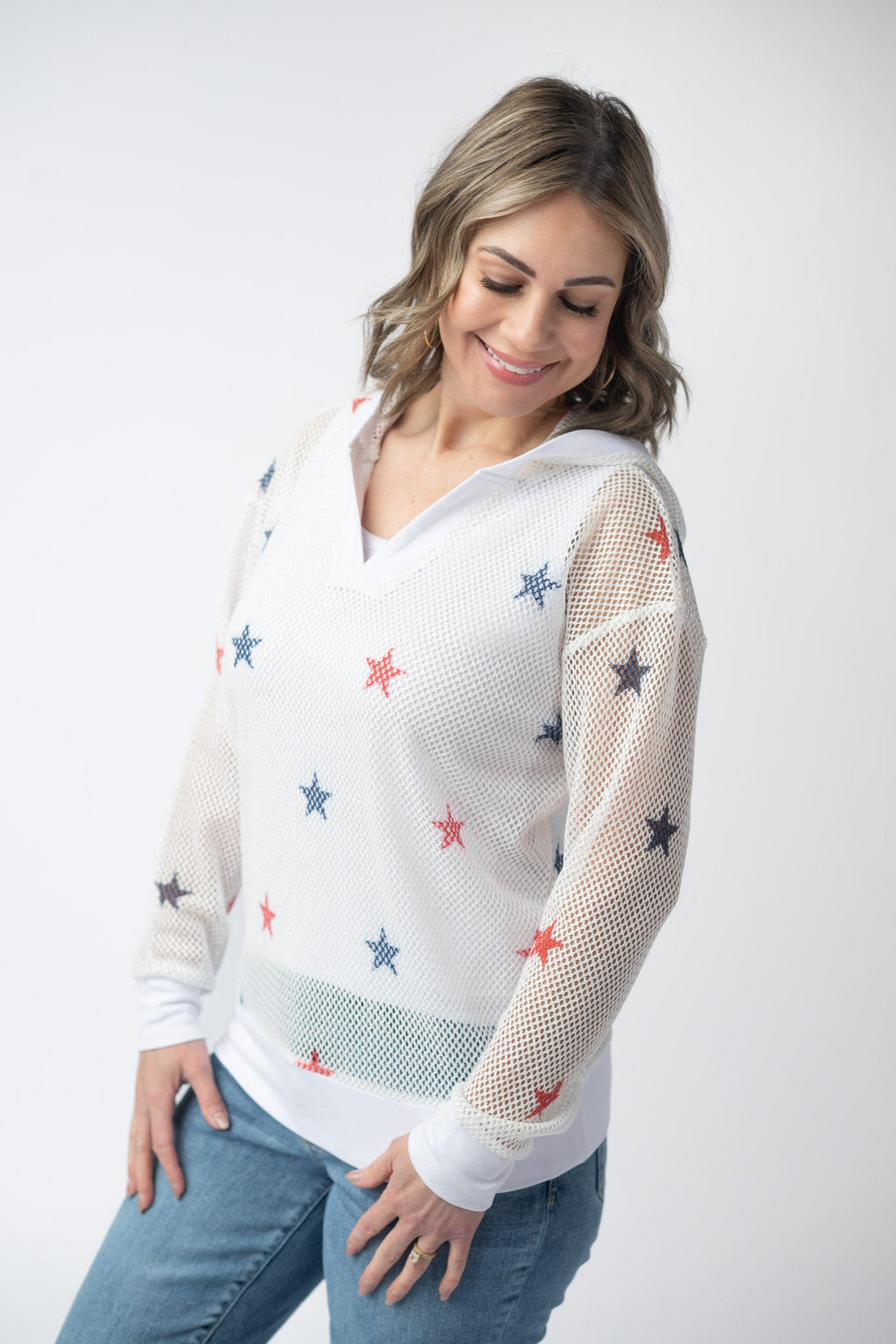 American Stars Mesh Hoodie